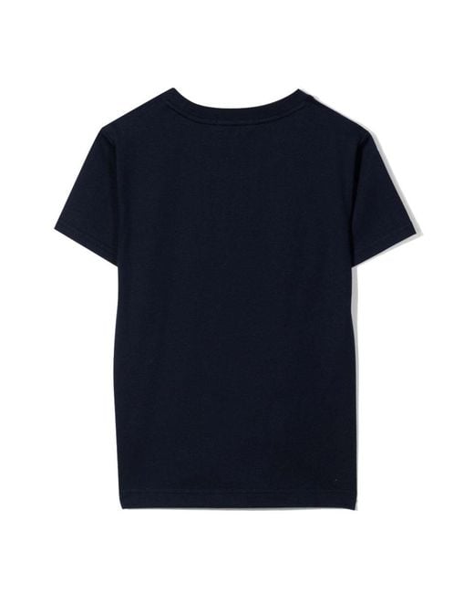 Fred Perry Blue Embroidered T Shirt