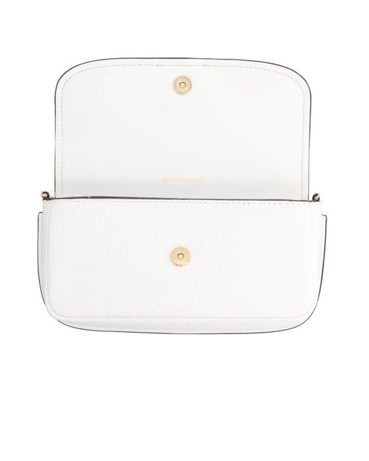 MICHAEL Michael Kors White Cow Leather Crossbody