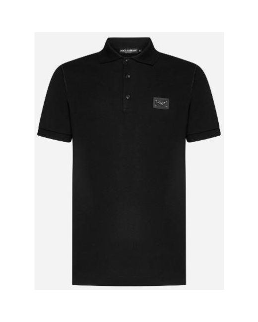 Dolce & Gabbana T -Shirts und Polos schwarz in Black für Herren