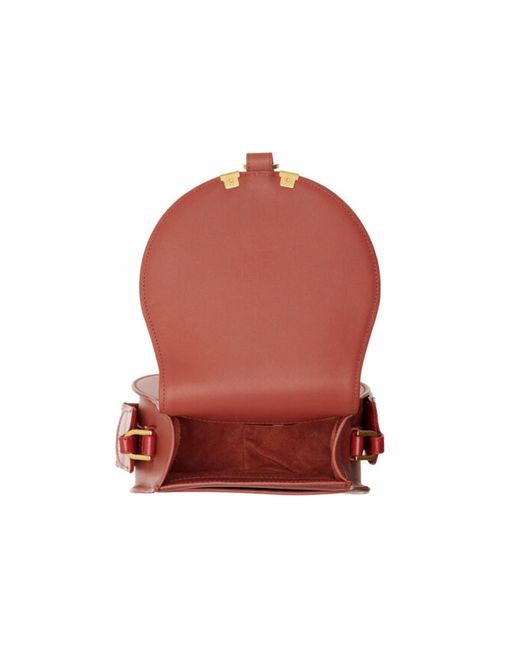 Chloé Red Saddle Marcie Mini Bag
