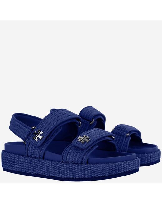 Tory Burch Blue Open Toe Sandals