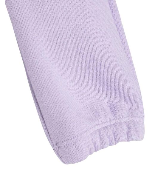 Palm Angels Purple Logo Sweat Pants