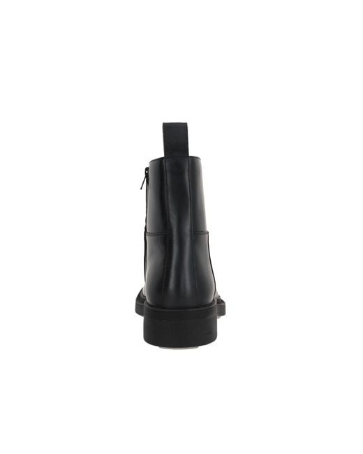 Bottega Veneta Black Leather Ben Ankle Boots for men