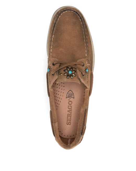 Sebago Brown Portland Flesh Out Htc Studs