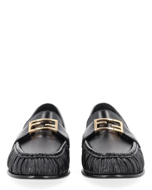Fendi Black Moccasin "Baguette"