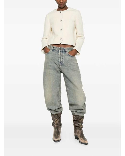 Haikure Gray Button-down Jeans