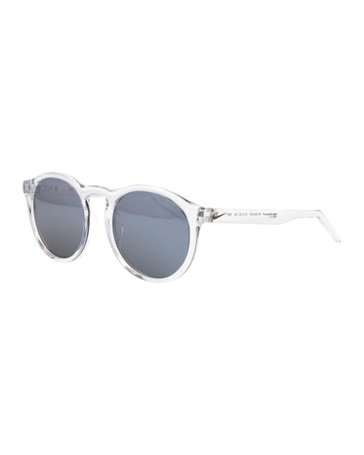 Nike Blue Round Sunglasses Fd1850 901