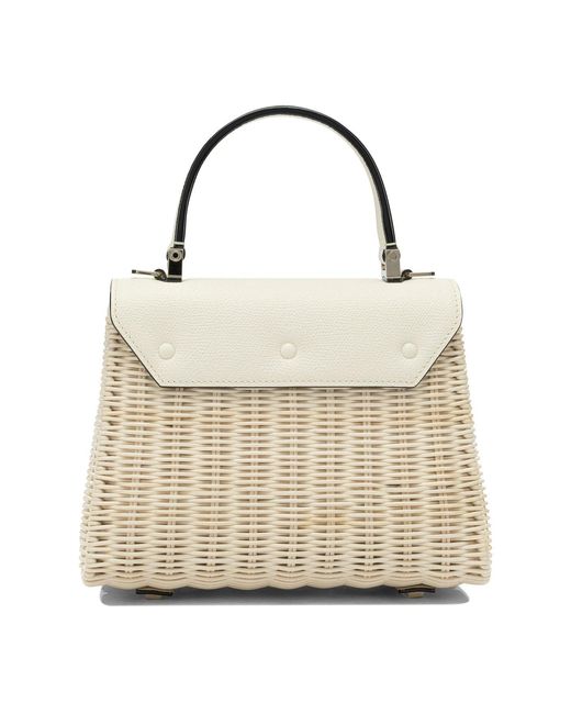 Valextra White "Iside" Handtasche Klein
