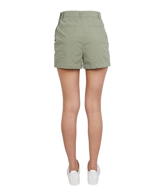 Philippe Model Green Solid Shorts