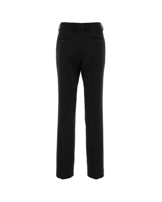 Prada Black Wool Pant