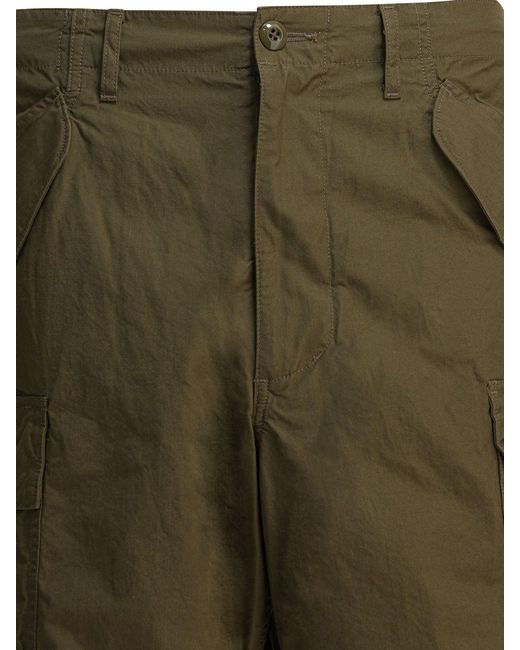 Beams Plus Green Mil Shorts for men