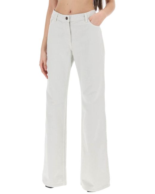 Magda Butrym Bootcut Jeans in het White