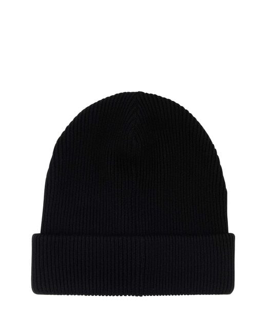Gucci Black Wool Beanie Hat
