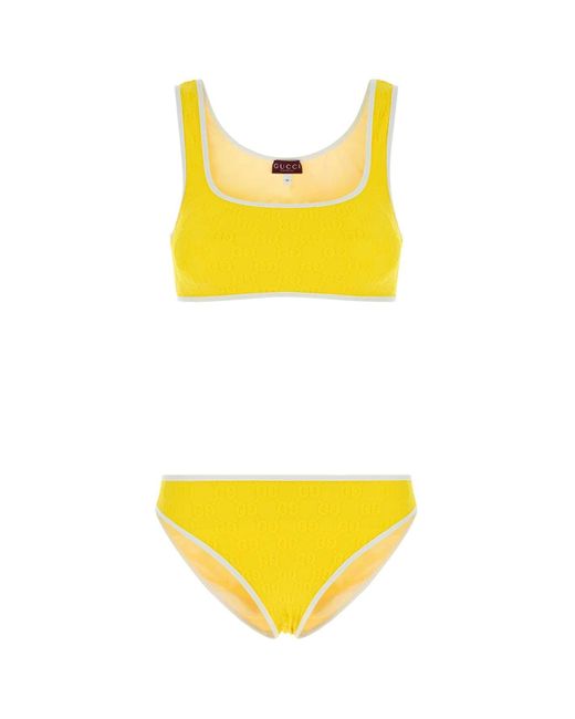 Gucci Yellow Swimsuits