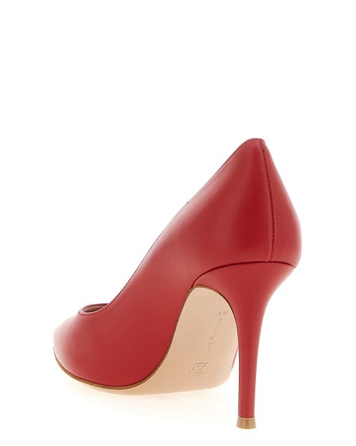 Gianvito Rossi Hoge Hakken in het Red