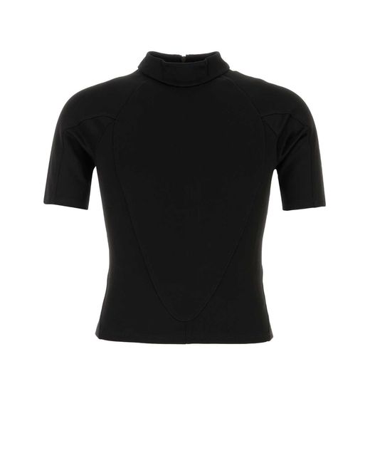 Gucci Black Tech Fabric T-Shirt