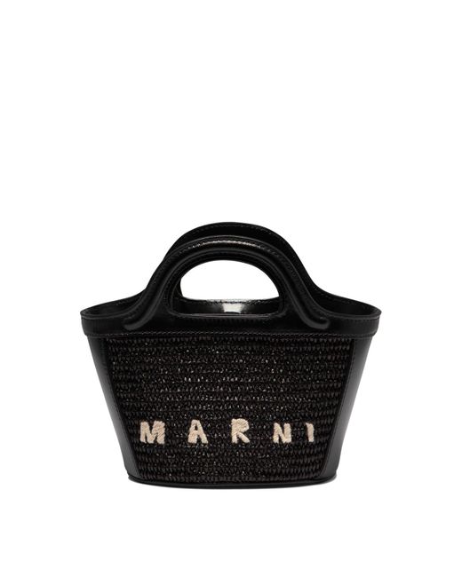 Marni Black "tropicalia Micro" Handbag