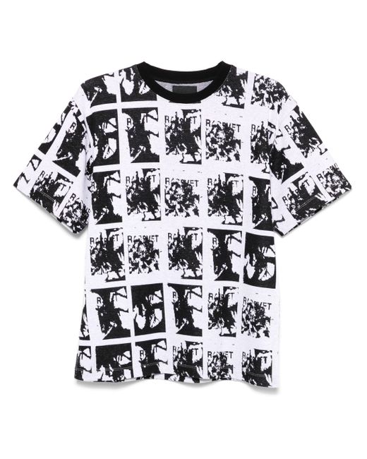 Rassvet (PACCBET) Black Flower Jacquard Tee Shirt Knit for men