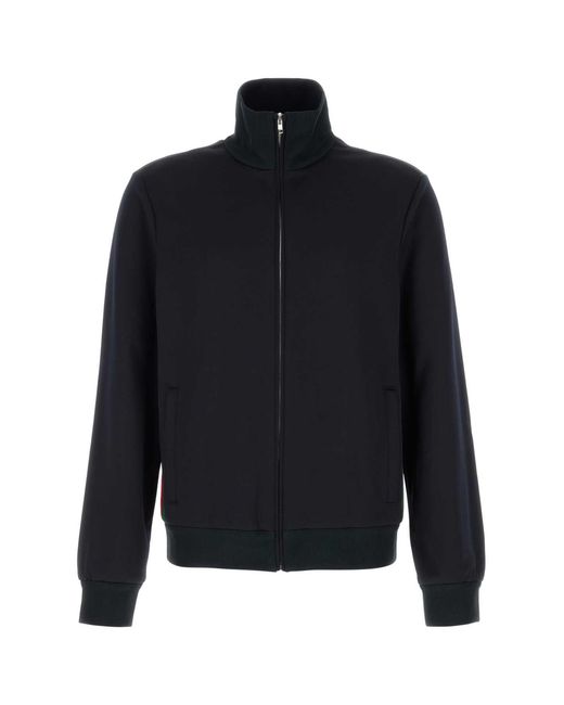 Gucci Blue Dark Polyester Blend Sweatshirt for men