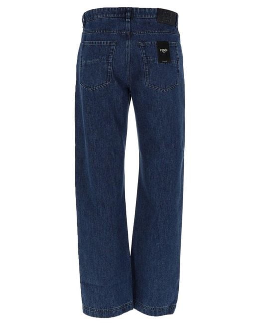 Fendi Blue Jeans Regular Fit