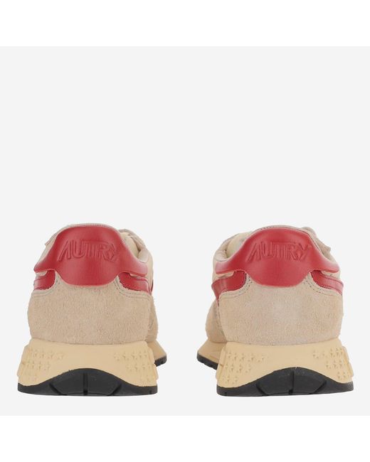Autry Reelwind Low-Sneaker aus Nylon und Wildleder in Pink für Herren