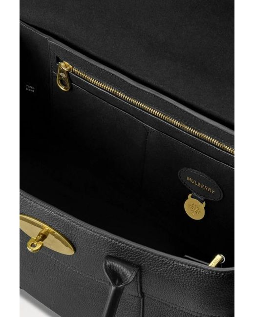 Mulberry Black Bayswater Small