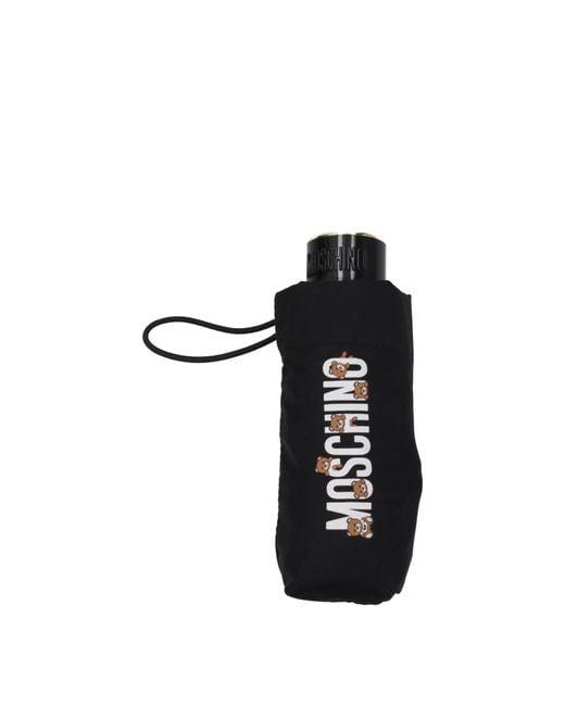 Moschino Black Polyester Umbrellas