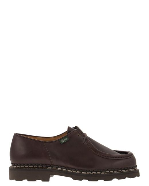 Paraboot Brown Michael - Leather Derby for men