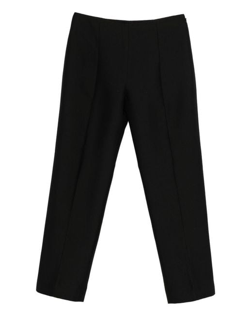 Totême Geribbelde Broek in het Black