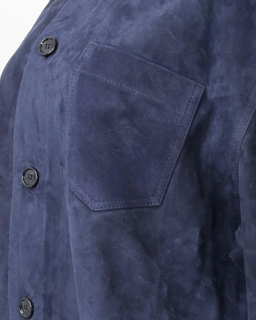 Chemises bleues AMI en coloris Blue