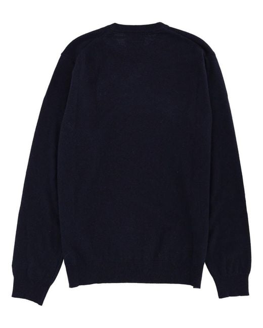 Mc2 Saint Barth Blue Printed Sweater for men