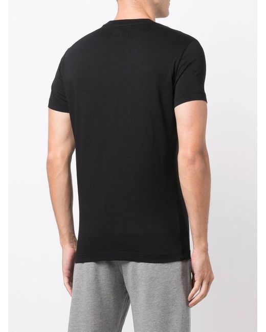 Emporio Armani Black T-Shirts And Polos