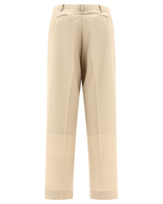 Auralee Natural Tropical Wool Trousers for men