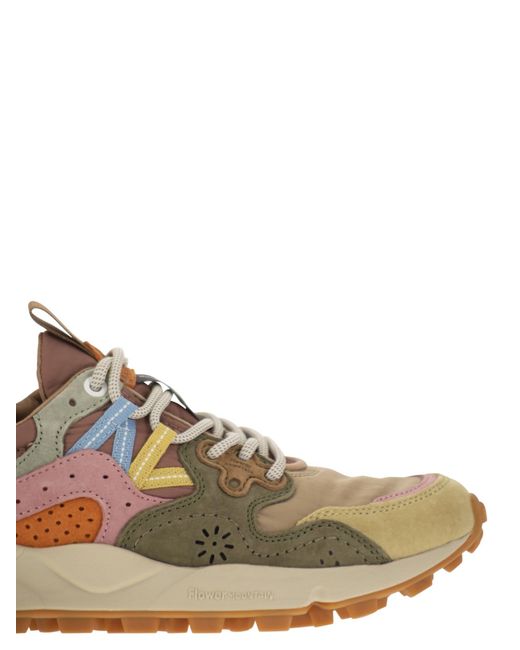 Flower Mountain Brown Yamano 3 Sneakers