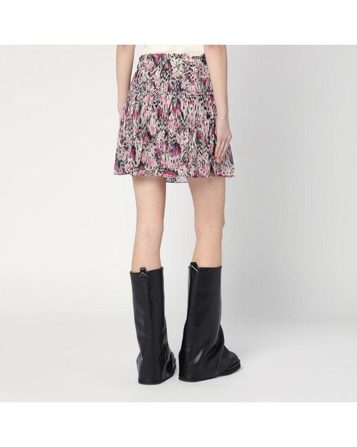Isabel Marant Multicolor Roumi Skirt With Print