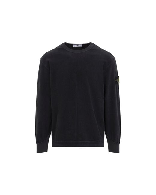 Stone Island Black Regular Sweatshirt for men