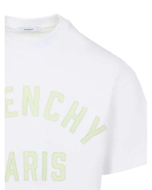 Givenchy White Logo T Shirt