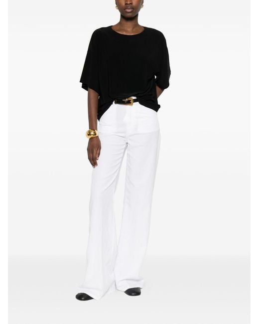 Norma Kamali Black Short-Sleeves T-Shirt