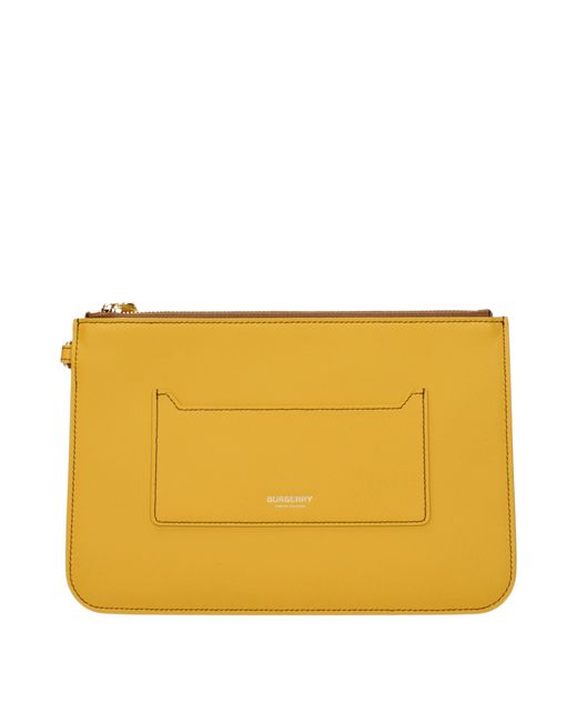 Burberry Yellow Pochette New Peyton With Skin And Calendula