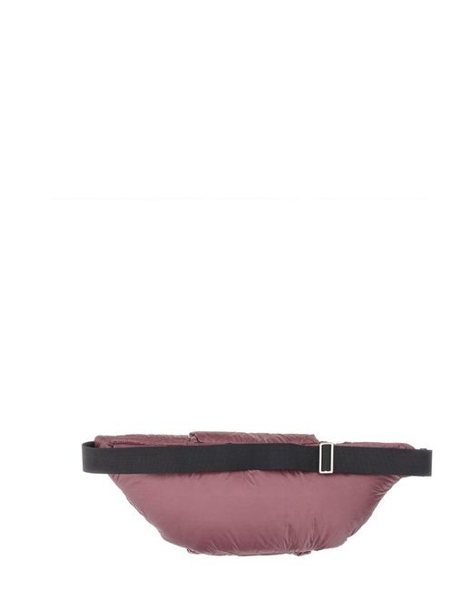 Jil Sander Purple Padded Pouch
