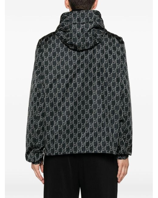 Emporio Armani Black Nylon Bomber Jacket
