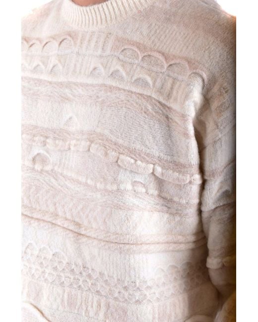 Laneus White Sweaters for men