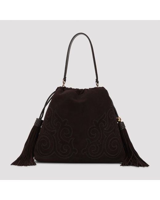 Etro Black Kalispera Medium Bag