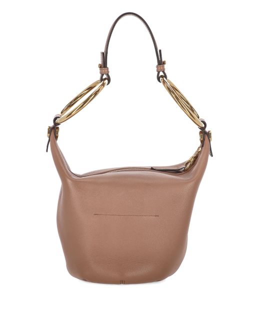 Chloé Brown Armband -Umhängetasche in Büffelleder