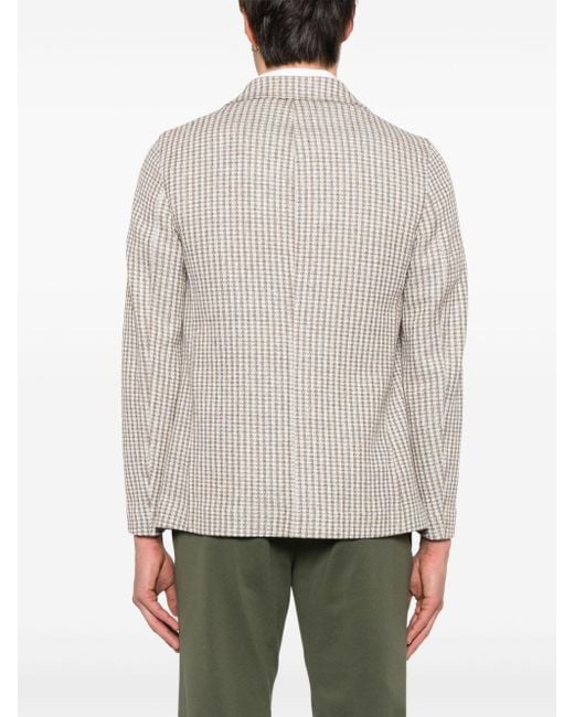 Circolo 1901 Gray Cotton And Linen Blend Jacket