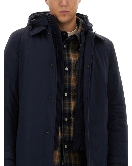 Woolrich Blue Nylon Jacket