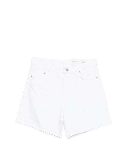 Rag & Bone White Kaia Short