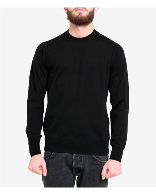 Paolo Pecora Black Sweaters for men