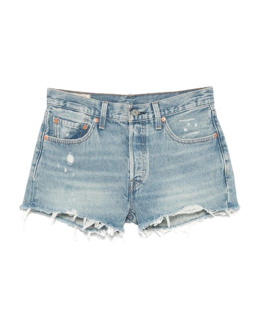 Levi's Blue 501 Shorts