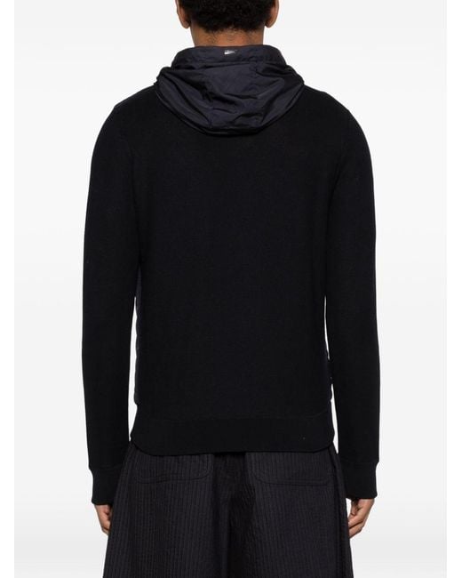 Herno Black Padded Blouson Jacket for men